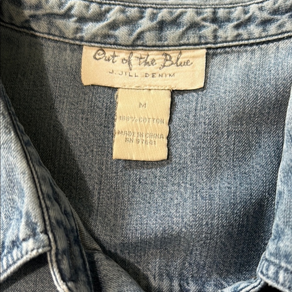 J. Jill Denim Shirt - Picture 2 of 11